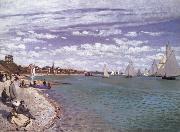 Claude Monet Regatta at Sainte-Adresse oil